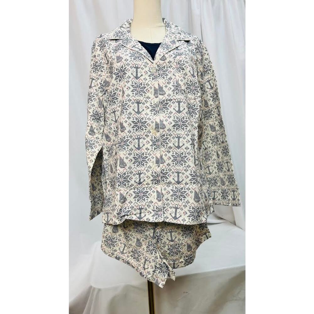 NWT! Nautica Women's 3-Piece Pajama Set SIZE-XXL